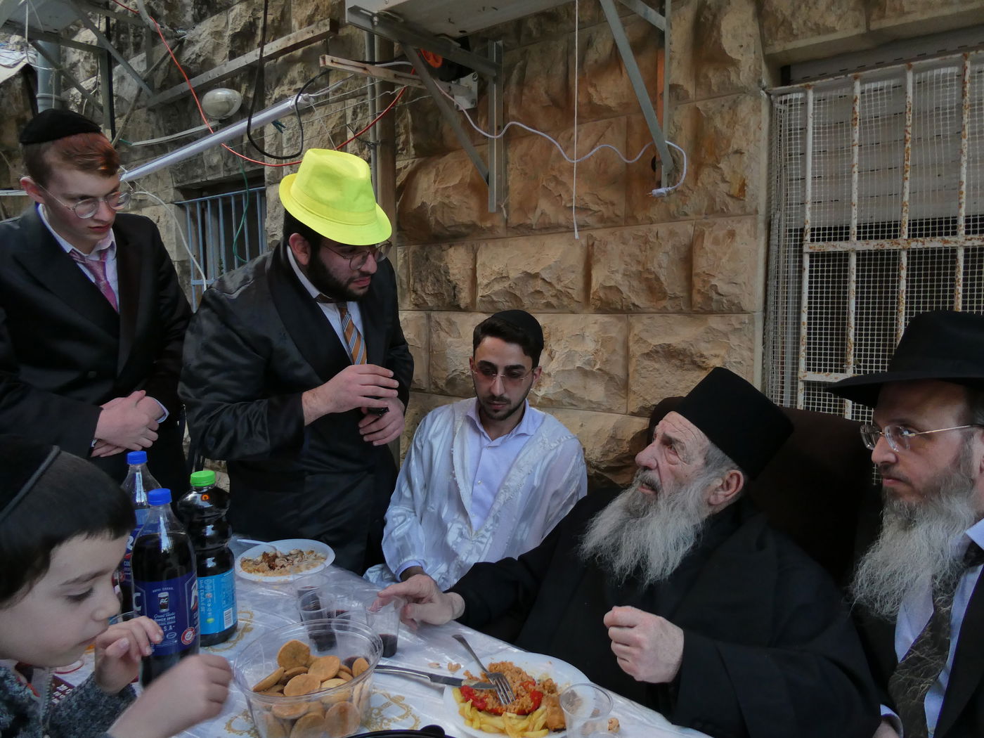 פורים אצל הגאון רבי ניסים בן שמעון