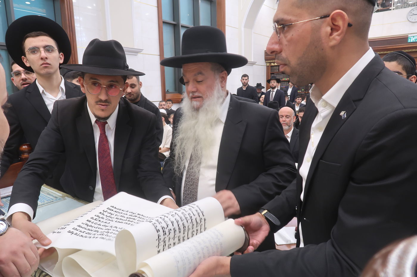 פורים אצל הגאון רבי יגאל כהן