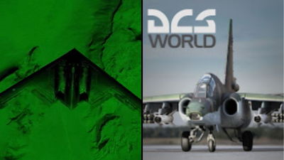 מימין המשחק ממנו נלקח הסרטון, משמאל קטע מהסרטון