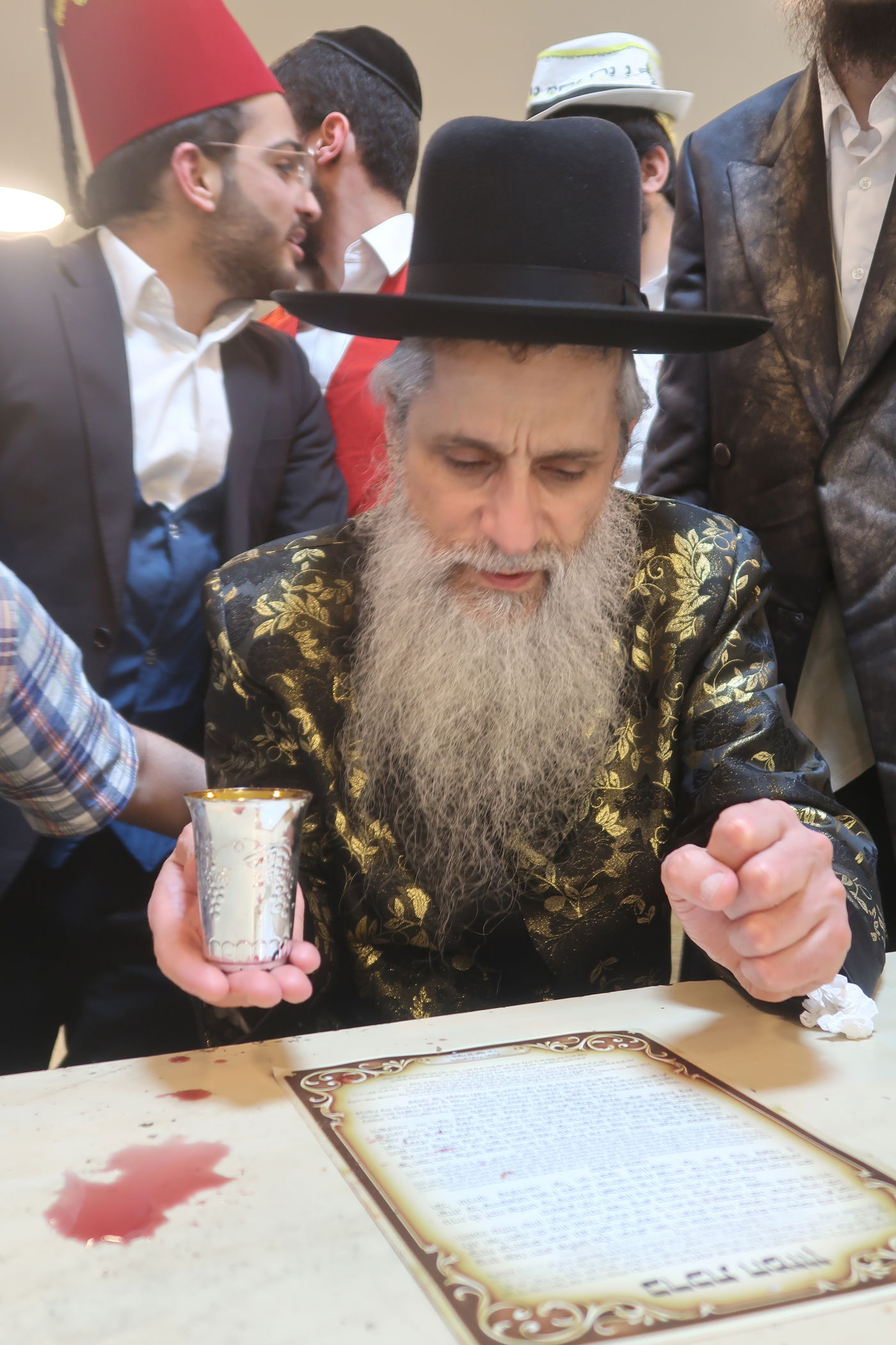 פורים אצל הגאון רבי חנוך כהן