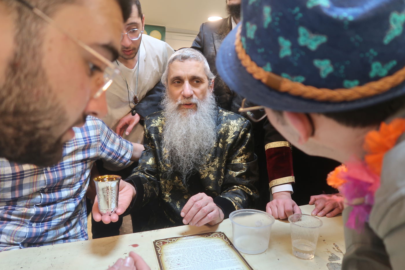 פורים אצל הגאון רבי חנוך כהן