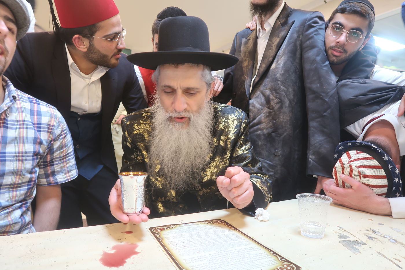 פורים אצל הגאון רבי חנוך כהן