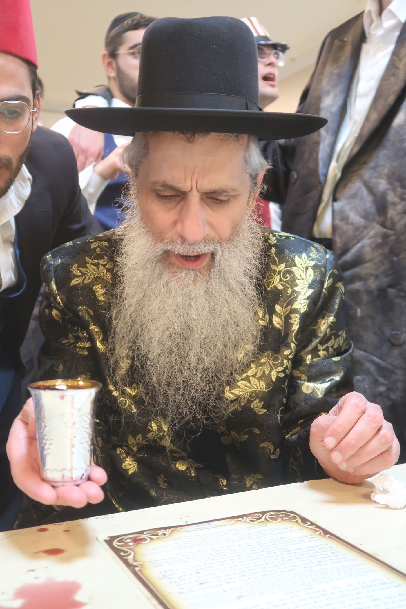 פורים אצל הגאון רבי חנוך כהן