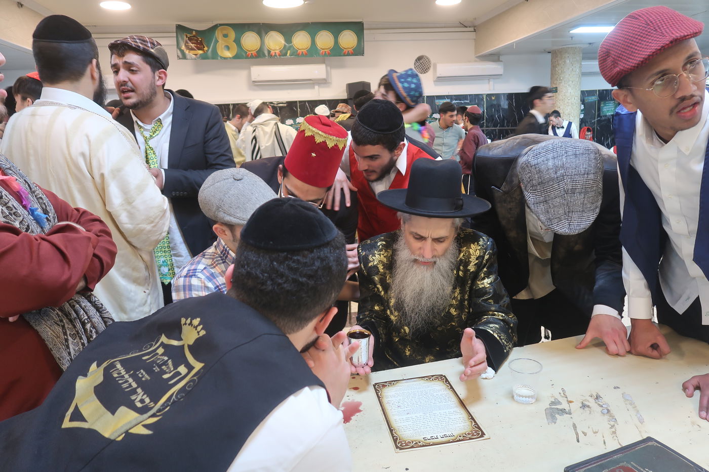 פורים אצל הגאון רבי חנוך כהן