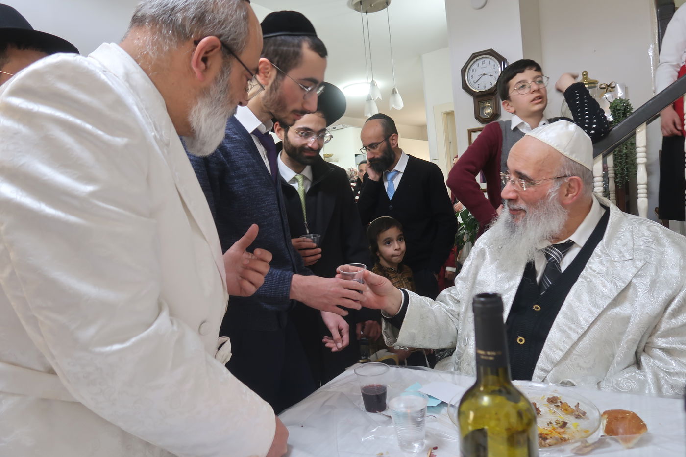 פורים אצל הגאון רבי יעקב שכנזי 