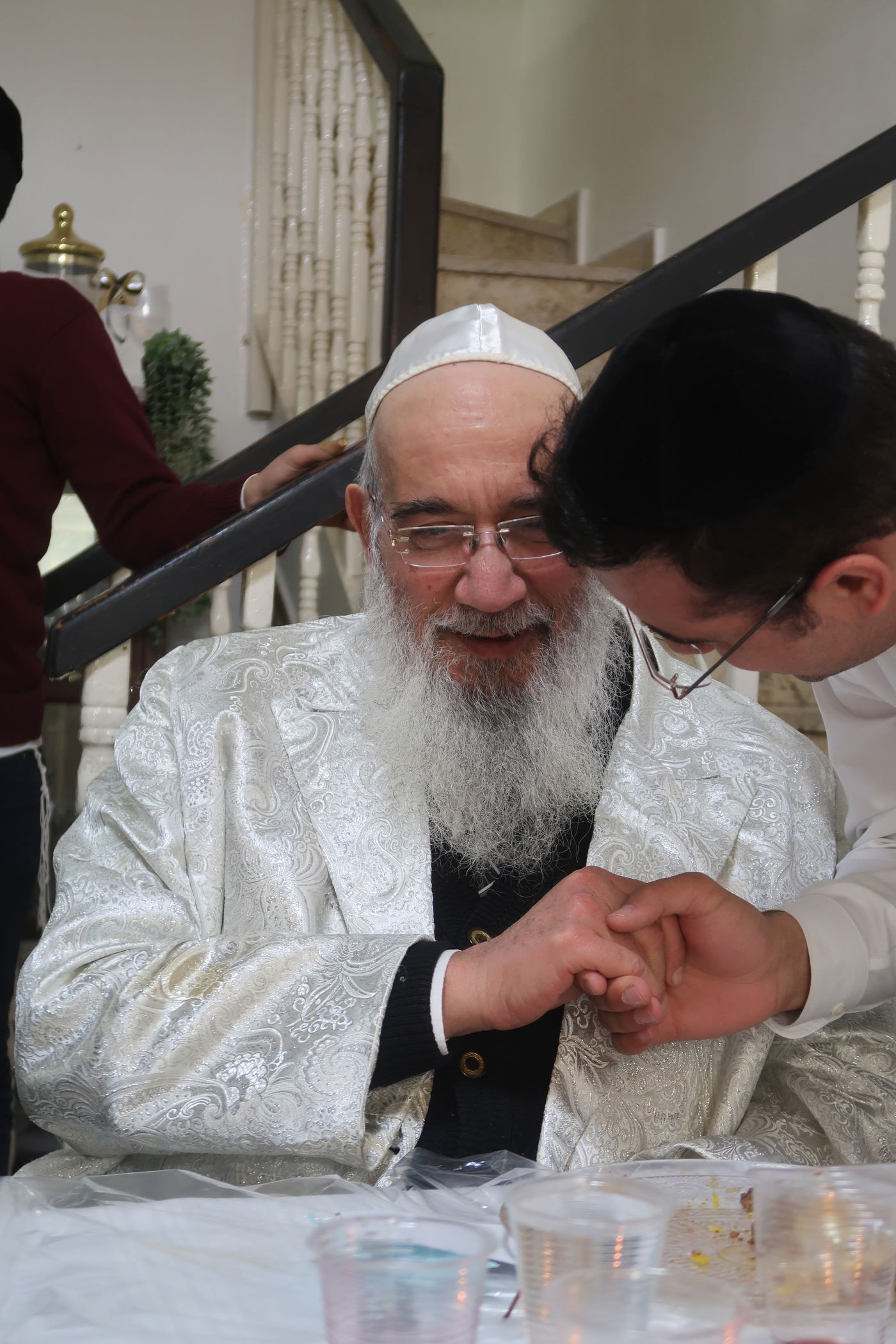 פורים אצל הגאון רבי יעקב שכנזי 