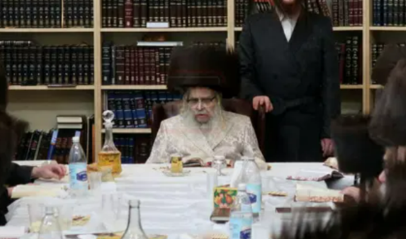 האדמו"ר מסאטמר בסעודה שלישית