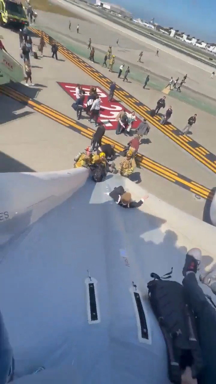 הפינוי במגלשות החירום