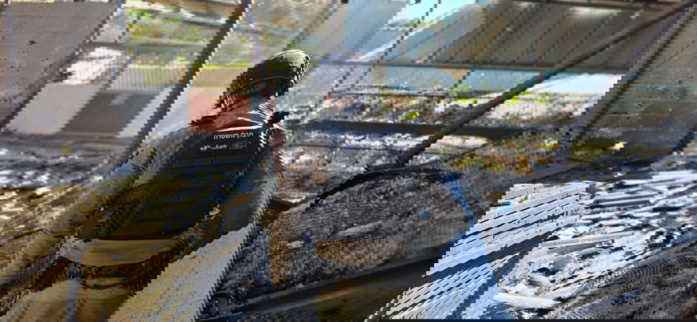 הרקטה שפגעה בלול