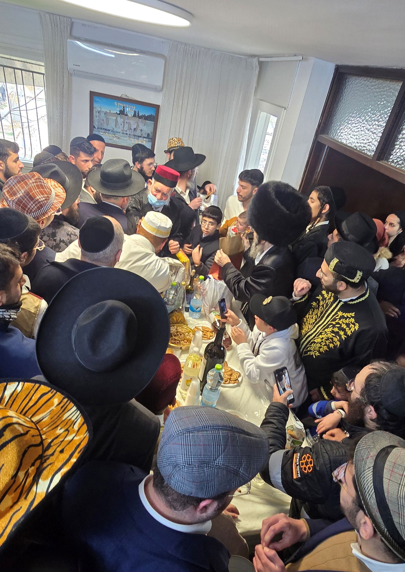 פורים אצל הגאון רבי יצחק כהן 