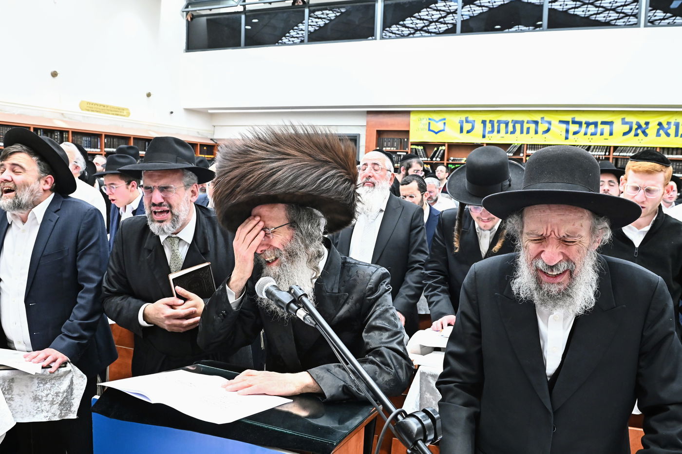 המשפיע הרה"צ רבי אלימלך בידרמן במעמד רינה של תורה