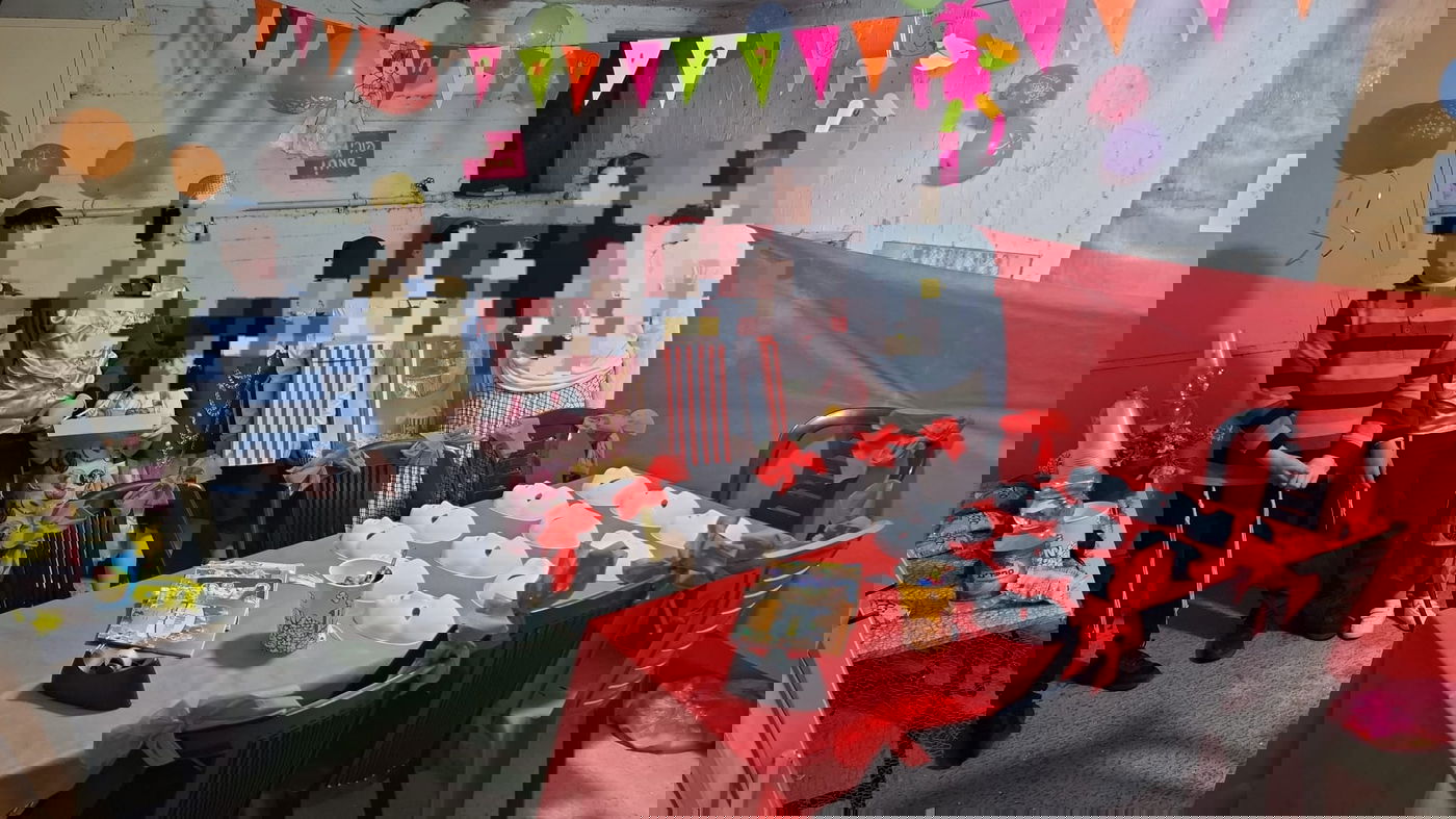 המקלט שהפך למשתה ושמחה