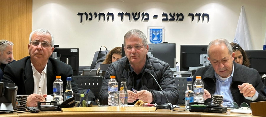 שר החינוך יואב קיש בשיחה עם ראשי הרשויות