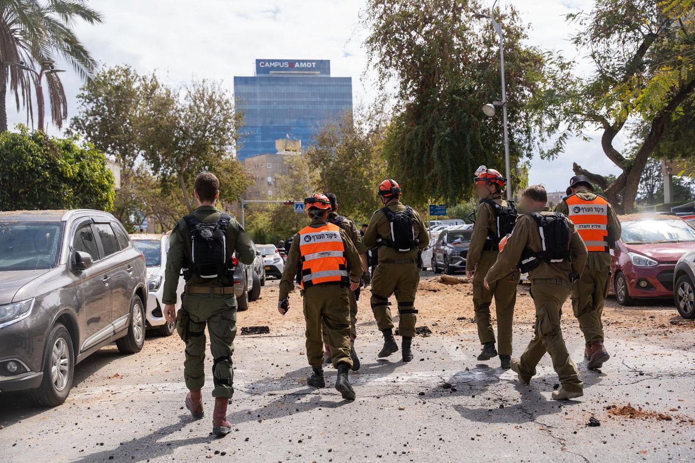 כוחות פיקוד העורף בזירות הנפילה