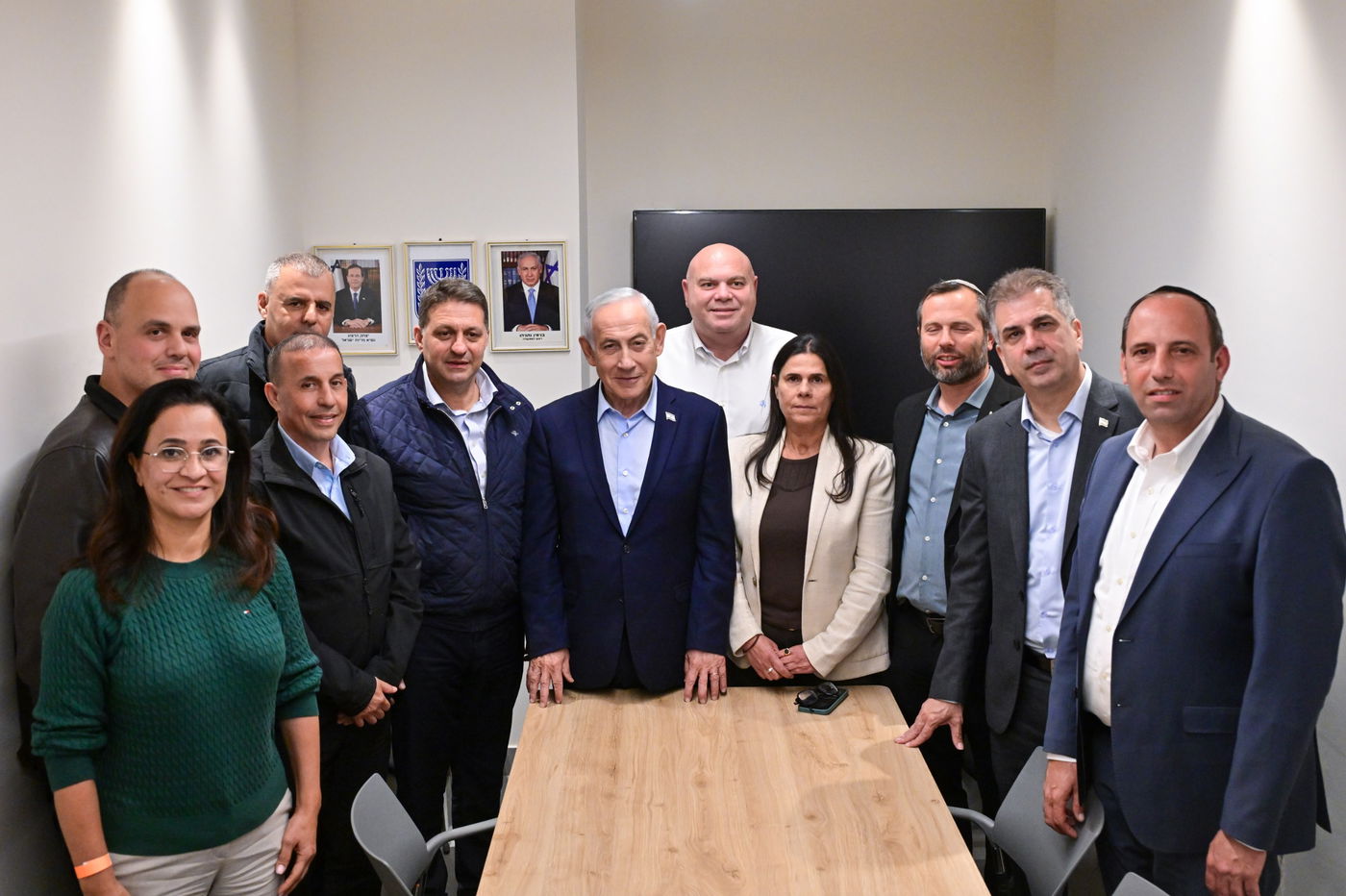 נתניהו בפגישה עם ראשי הרשויות