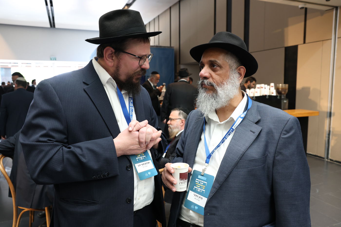 רבנים עורכי חופות בכנס מטעם ארגון 'תכלת' 