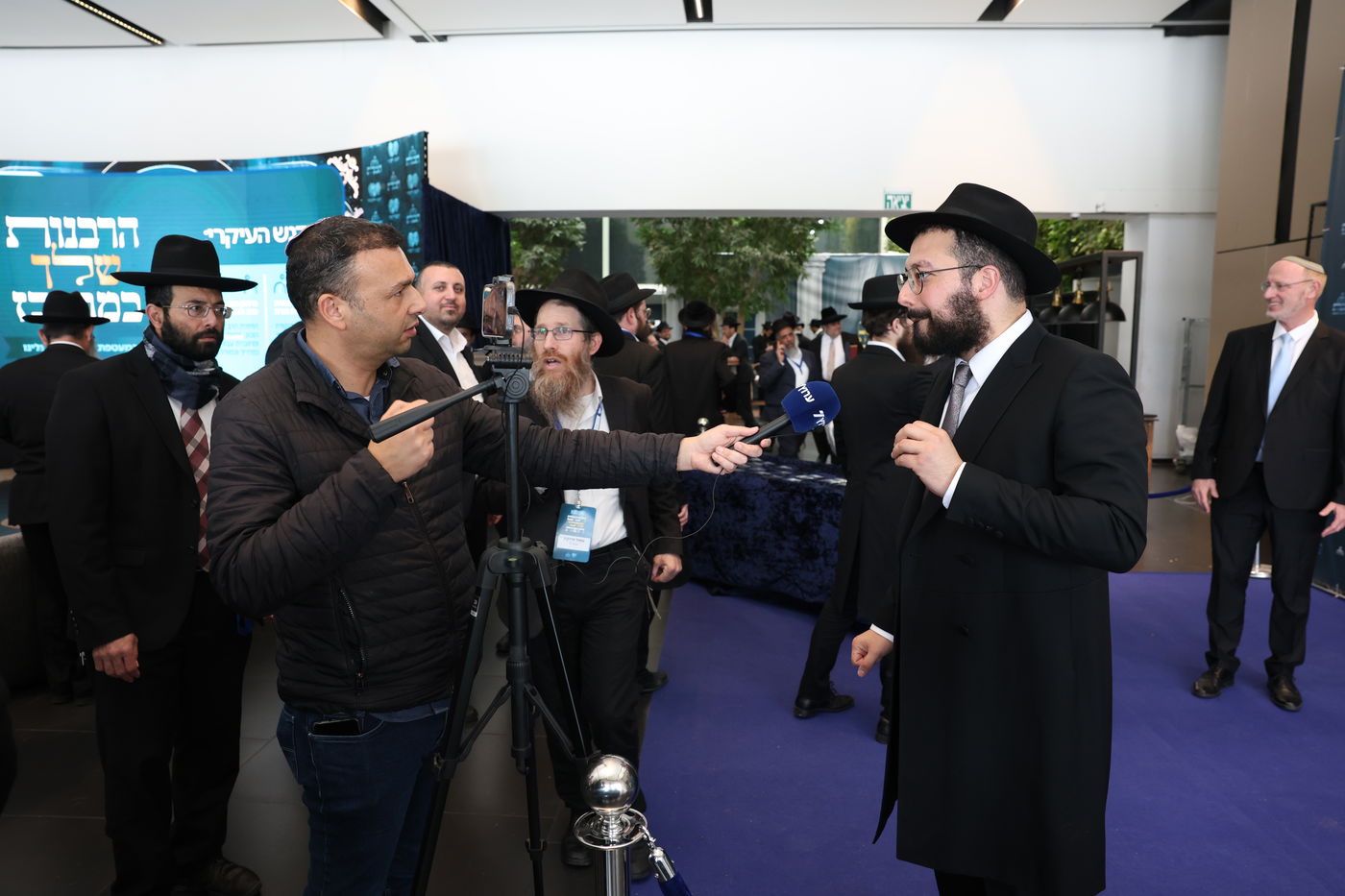 רבנים עורכי חופות בכנס מטעם ארגון 'תכלת' 