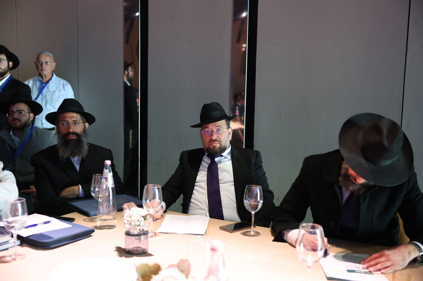 רבנים עורכי חופות בכנס מטעם ארגון 'תכלת' 