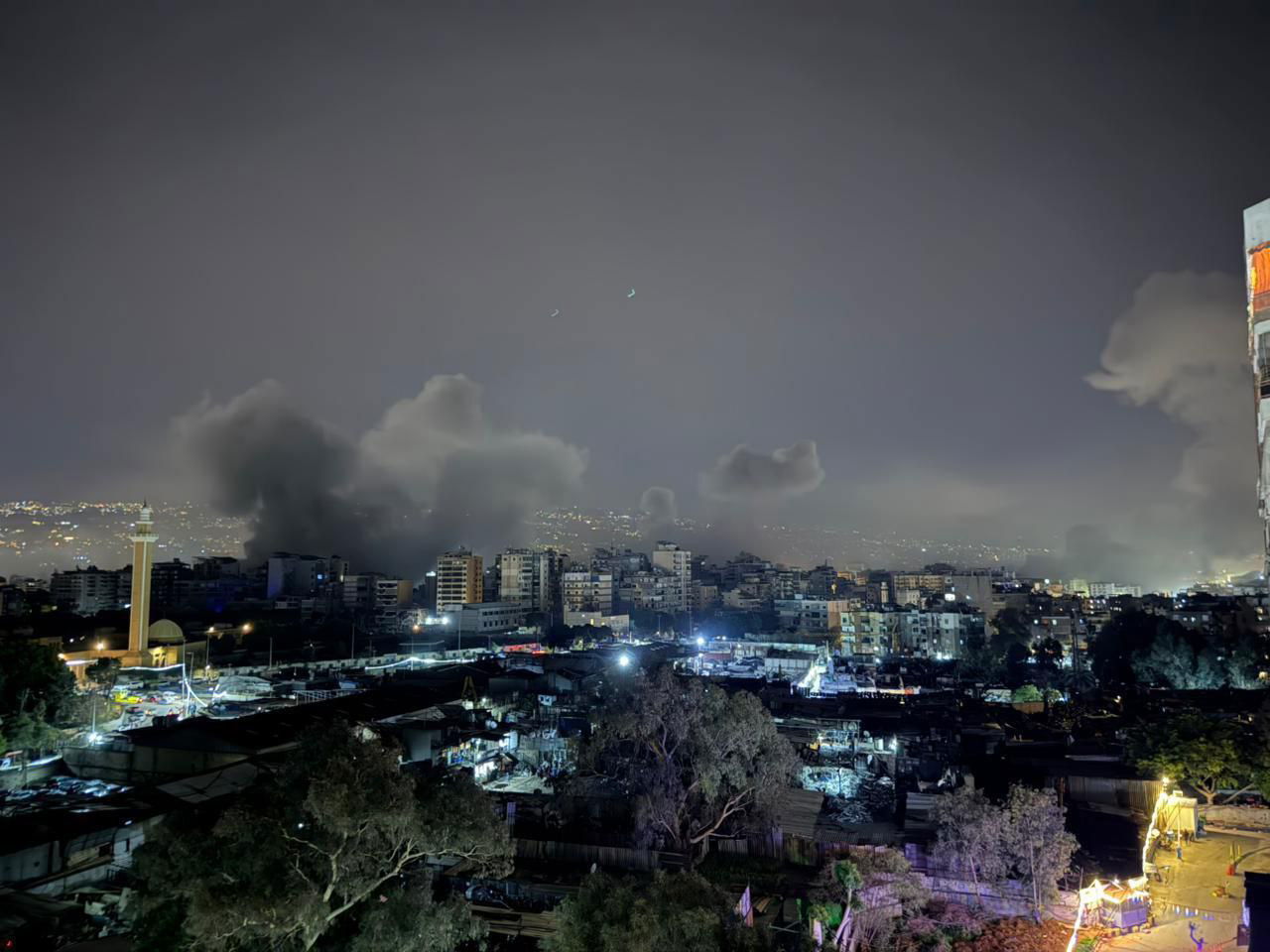 תקיפות בדאחייה הערב