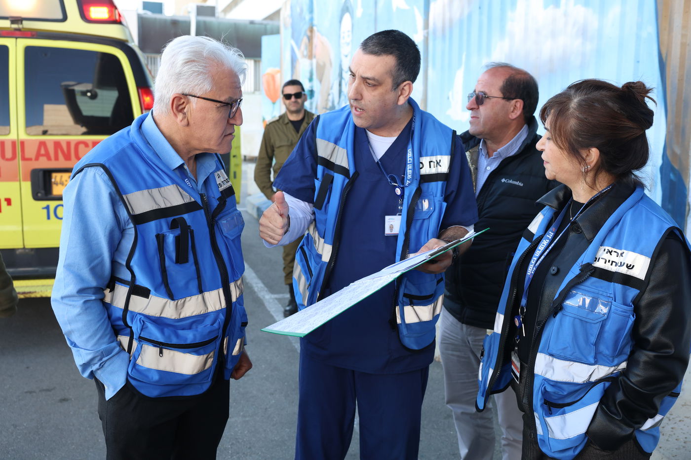 תרגיל המדמה אירוע רב נפגעים במרכז הרפואי 'זיו' בצפת