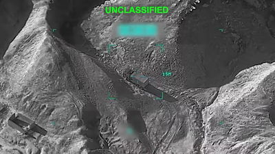 באיכות גבוהה: חיל האוויר האמריקאי השמיד משגרים שהוסתרו בין ההרים