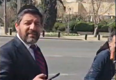 במטח האחרון לעבר ירושלים: רסיס נפל ב'ממילא' | חסידים: "ניצלתי בנס" • צפו