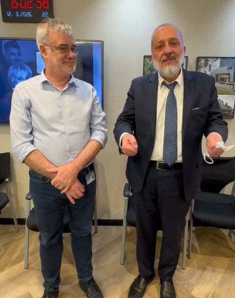 דרעי בבית החולים מעדכן על מצבו של גדליהו בן שמעון