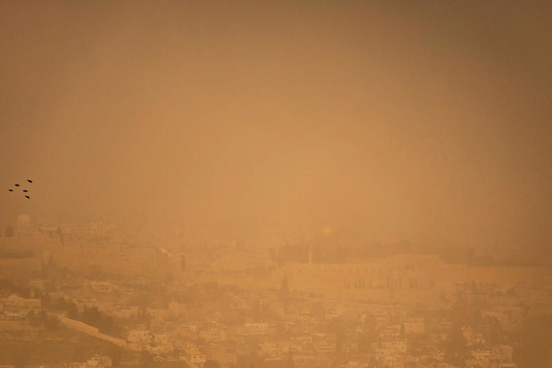 התחזית: גשמים מקומיים, אובך, הגבלות ראות, גשמים וסופות חול 