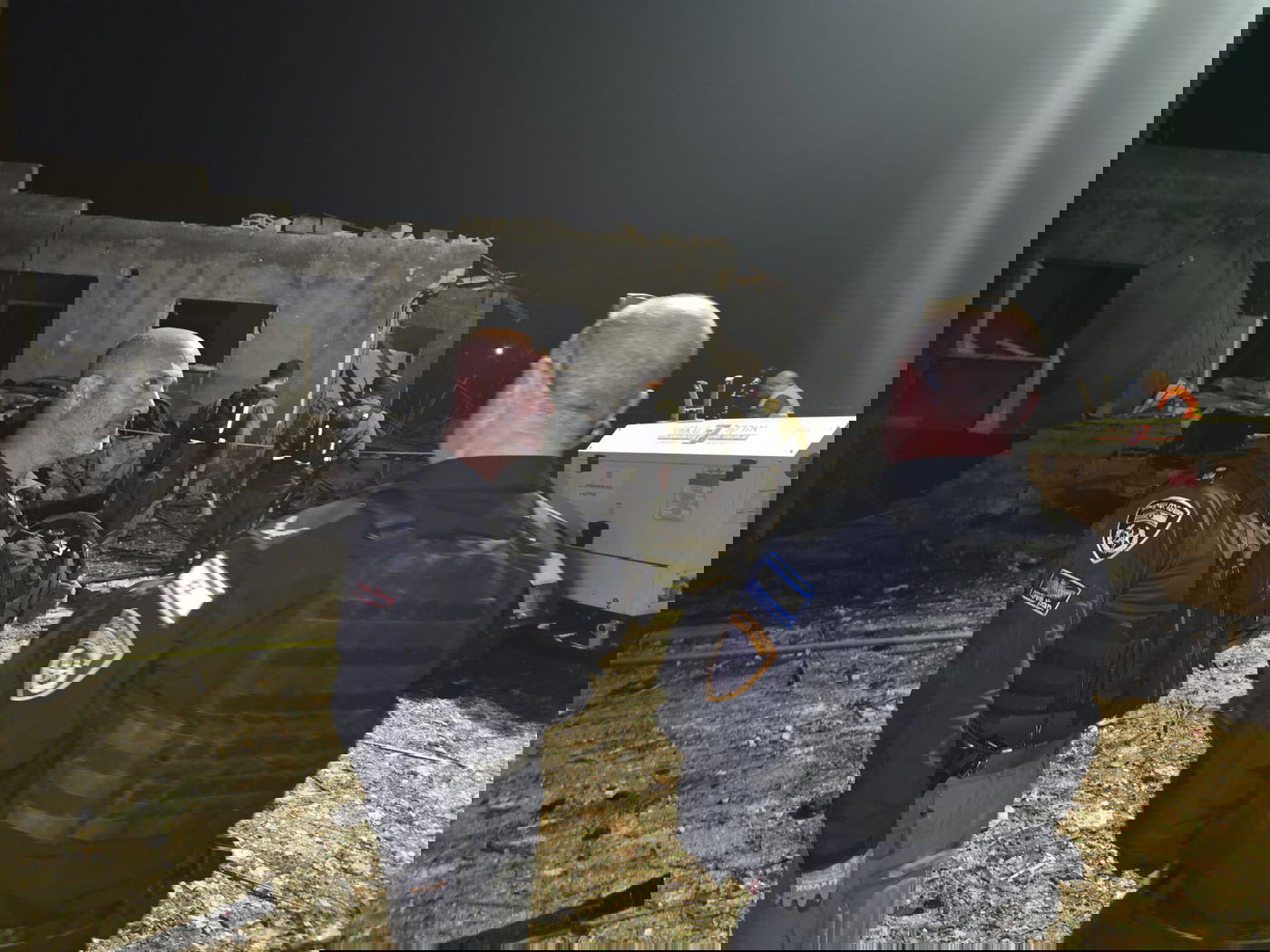 זירת הנפילה, הלילה