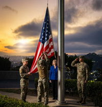 עידן חדש: דגל ארצות הברית הונף בלב ונצואלה לראשונה מזה שבע שנים