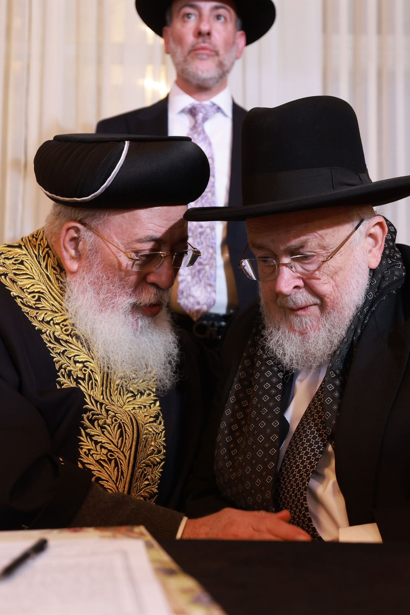 שמחת נישואי נכד הגאון רבי יצחק כהן