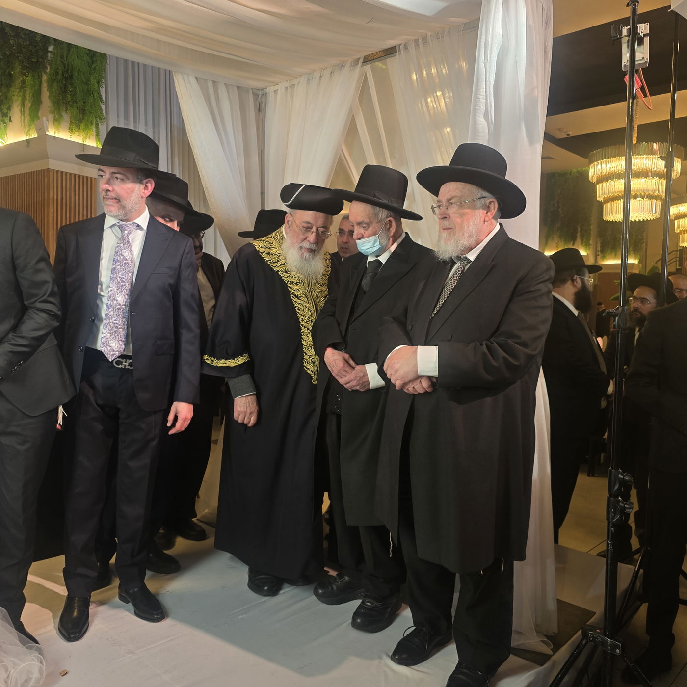 שמחת נישואי נכד הגאון רבי יצחק כהן