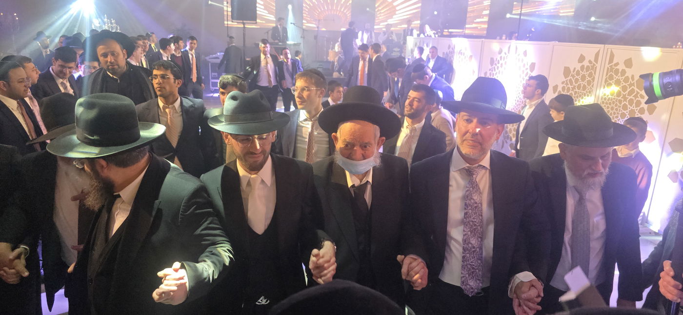 שמחת נישואי נכד הגאון רבי יצחק כהן