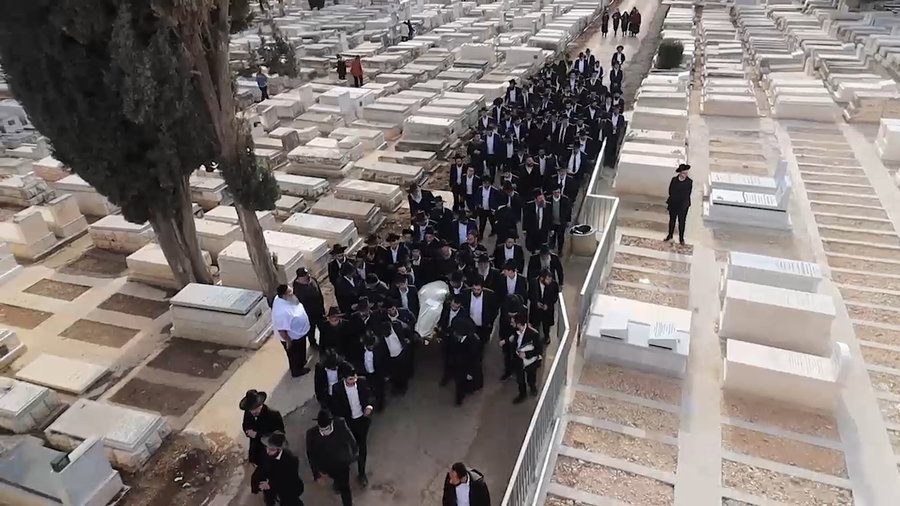 הלוויית הגאון רבי משה טופיק זצ"ל