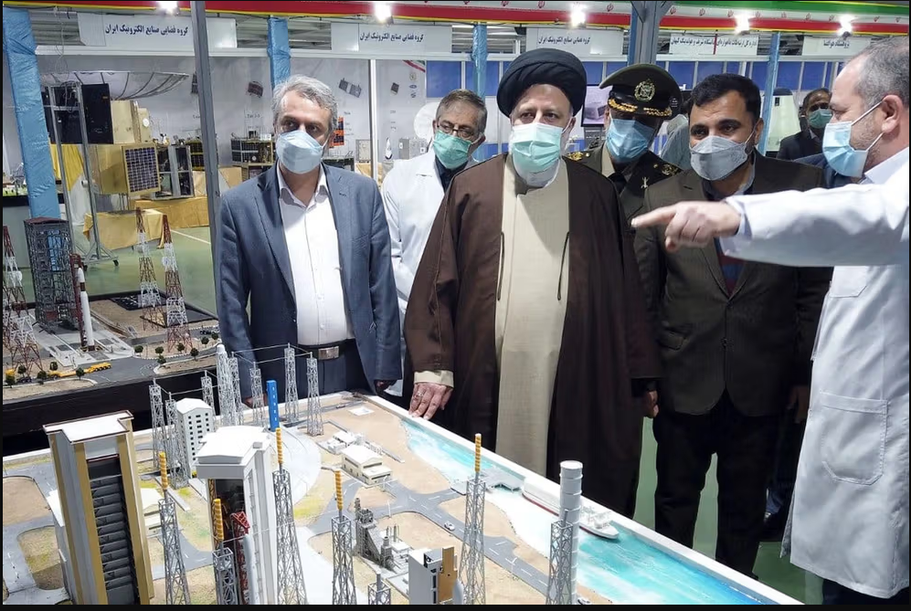  מרכז החלל  במהלך ביקורו של נשיא איראן אברהים ראיסי