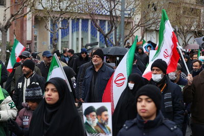 ראש עיריית טהרן אמש במצעד יום אל-קודס