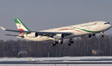 הושמד. מטוסו של מנהיג המשטר באיראן