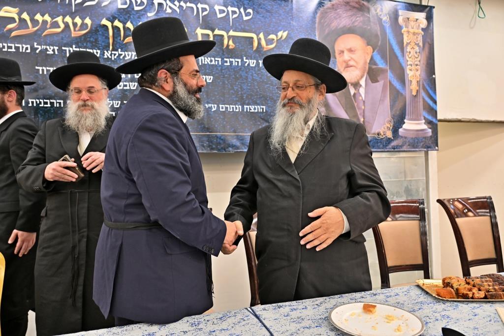 מעמד קריאת שם למקוה טהרה בבית החסידים גור באשדוד