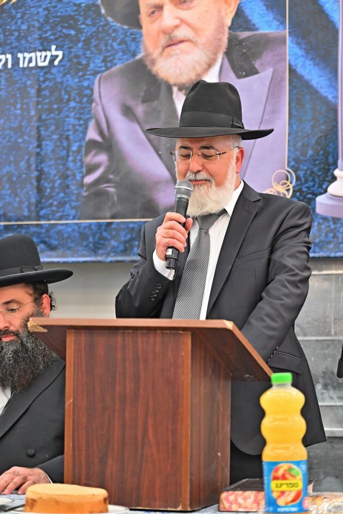 מעמד קריאת שם למקוה טהרה בבית החסידים גור באשדוד