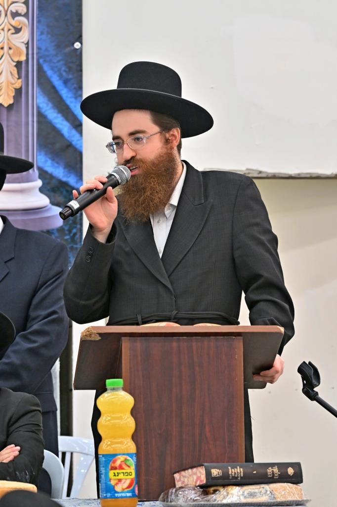 מעמד קריאת שם למקוה טהרה בבית החסידים גור באשדוד