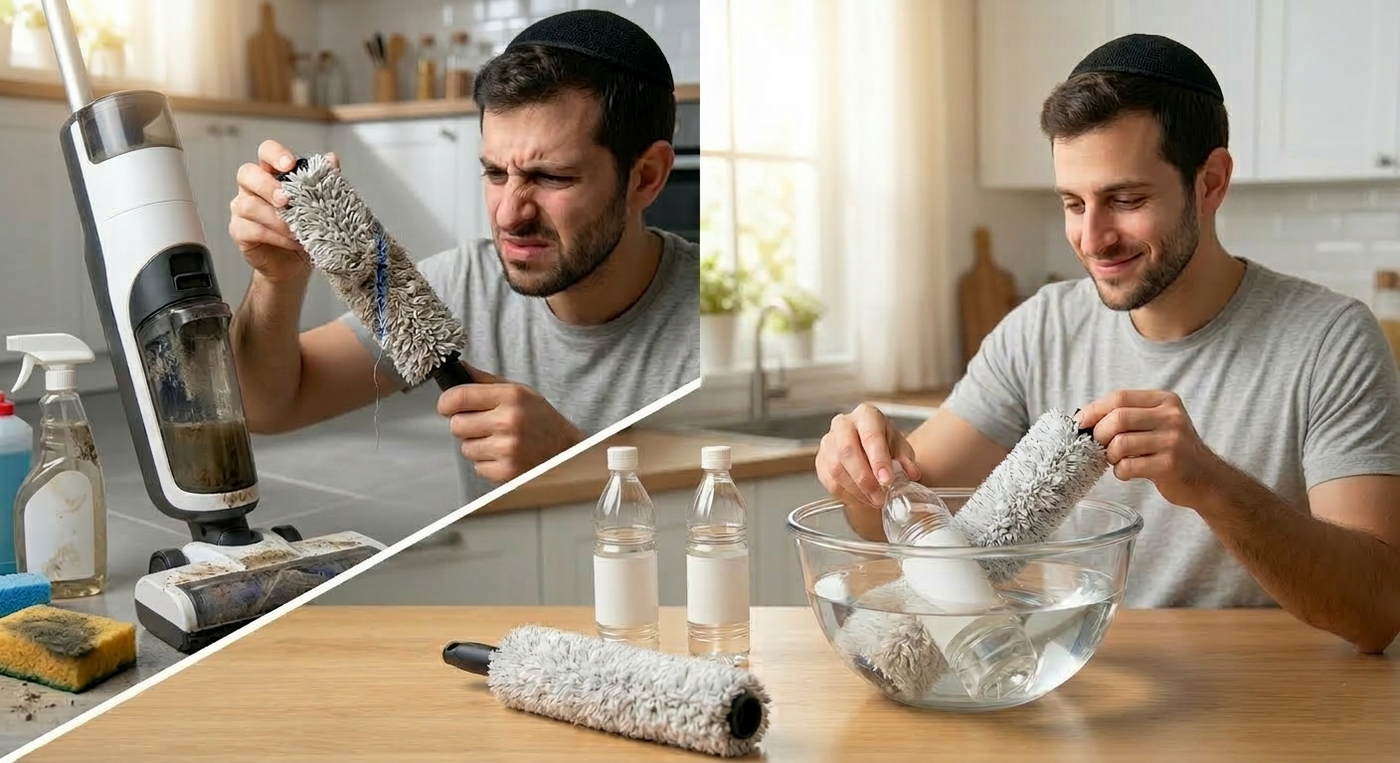  זה לא משנה כמה חומר ניקוי יקר שמתם, בסיבוב הבא המברשת פשוט תמרח את ריח העובש הזה על כל הבית