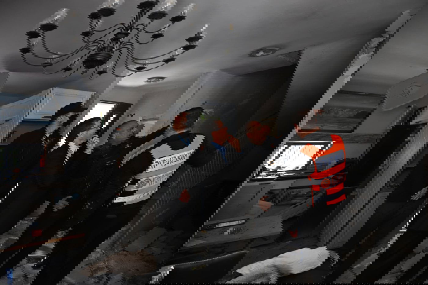 ביקור נשיא המדינה בזירת הנפילה בראשון לציון