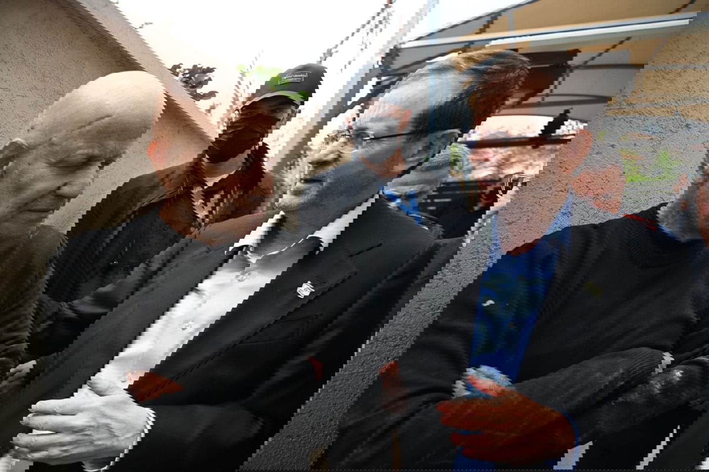 ביקור נשיא המדינה בזירת הנפילה בראשון לציון