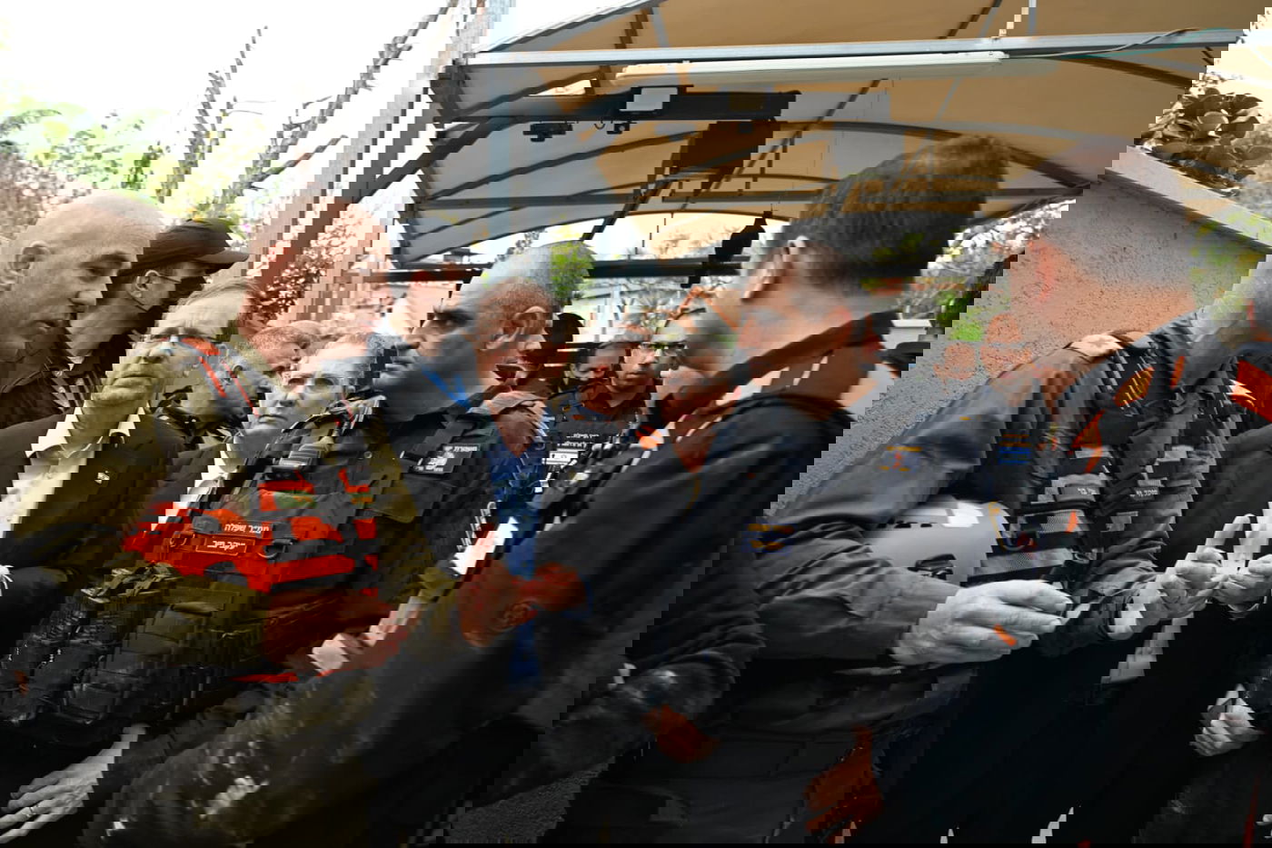 ביקור נשיא המדינה בזירת הנפילה בראשון לציון