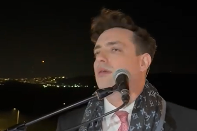 תיעוד דרמטי: יירוט טילים במהלך חופה בהשתתפות שמוליק סוכות ויואלי דיקמן