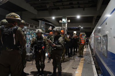 לוחמי פיקוד העורף בזירות נפילה במרכז הארץ