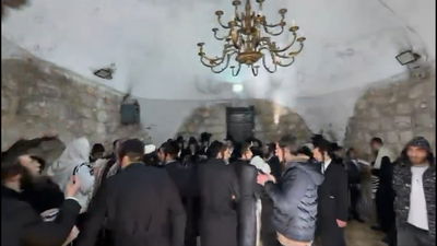 עשרות חסידי ברסלב מתבצרים בקבר יוסף: "באנו למות למען הצדיק"