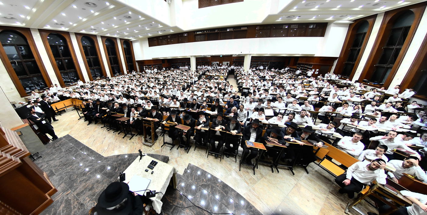 הגר"ד לנדו בשיחה בישיבת בית מדרש עליון