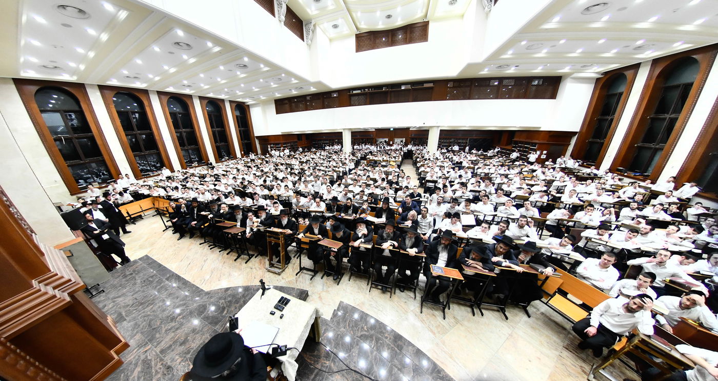 הגר"ד לנדו בשיחה בישיבת בית מדרש עליון