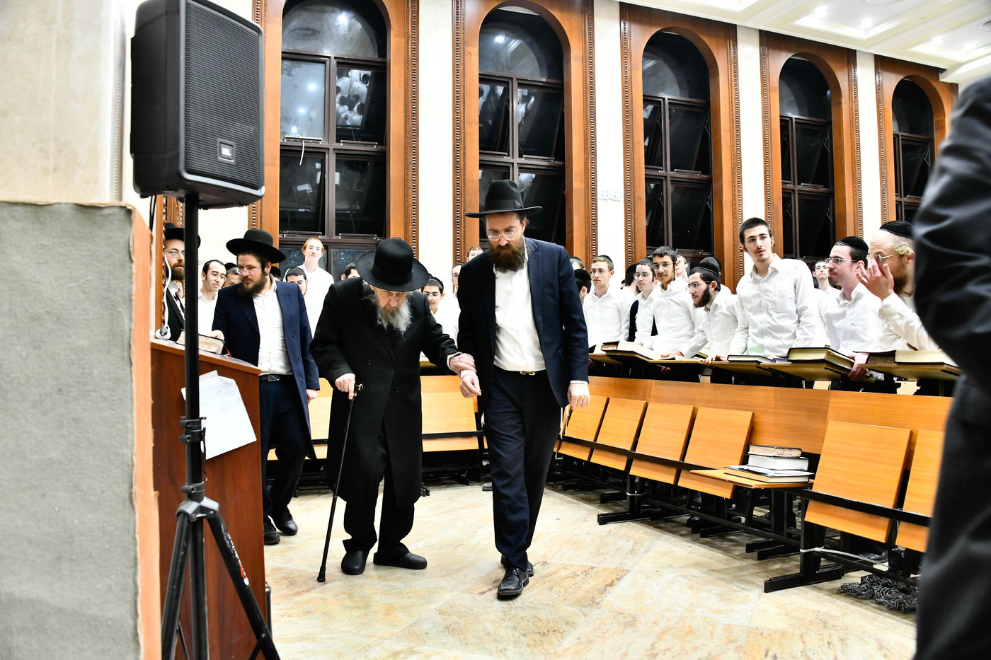 הגר"ד לנדו בשיחה בישיבת בית מדרש עליון